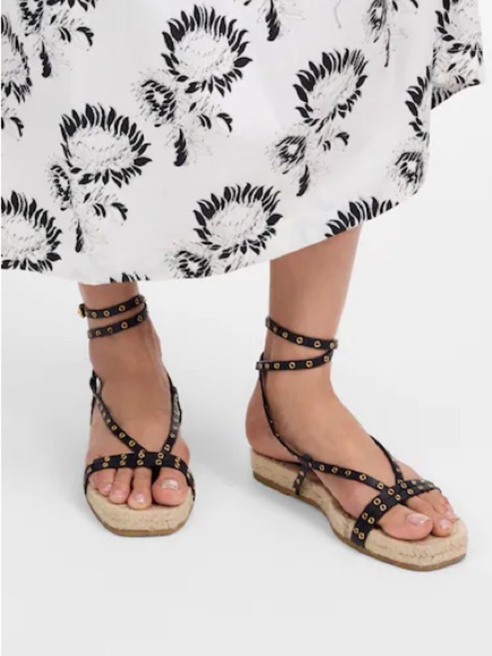 MADEWELL The Mira Espadrille Thong Sandal Size 7.5 NWOB